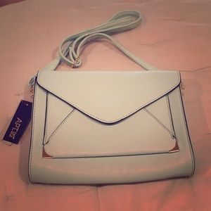 Mint green cross body bag
